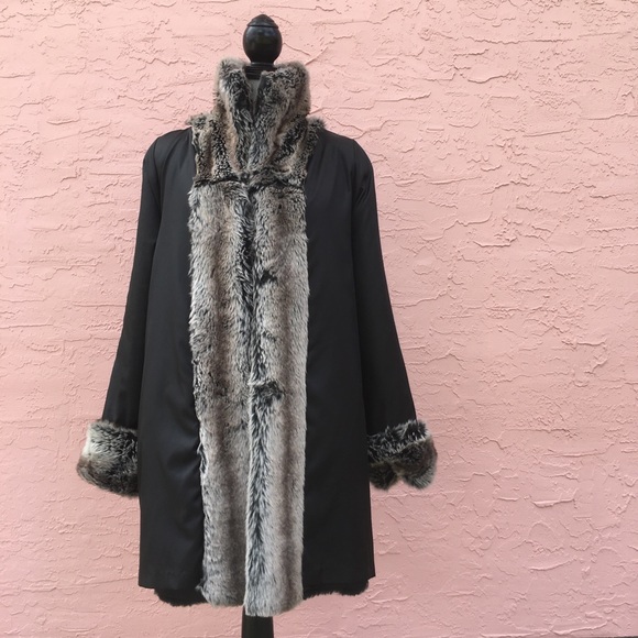 Alpine Studio Oversized Faux Fur Coat - Picture 8 of 10